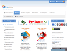 Tablet Screenshot of 55printing.com
